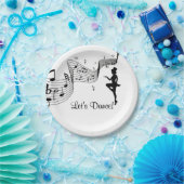 Assiettes En Carton Tap Dance 3 (Fête)