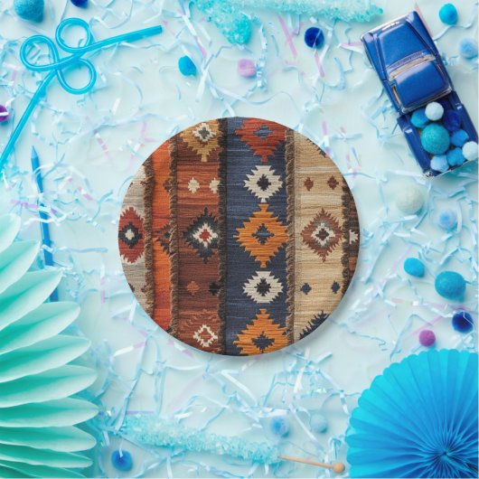 Assiettes En Carton Tapis turc (Fête)