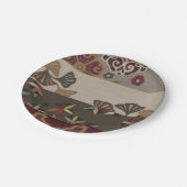 Assiettes En Carton Tapisserie automnale II (Angle)