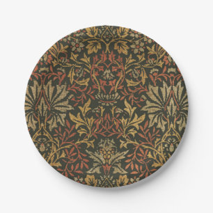 Assiettes En Carton Tapisserie de jardin de William Morris