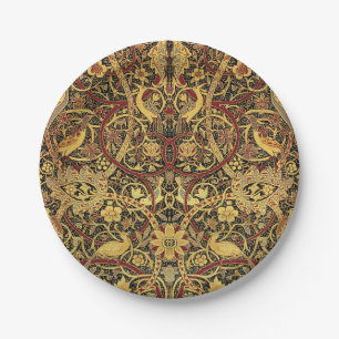 Assiettes En Carton Tapisserie fausse de Bullerswood de William Morris