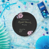 Assiettes En Carton Tapisserie florale (Fête)