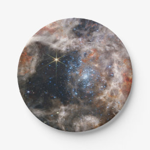 Assiettes En Carton Tarantula Nebula Image de JWST