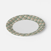 Assiettes En Carton Tartan (Angle)