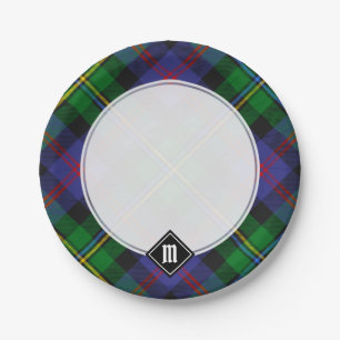 Assiettes En Carton Tartan Clan Malcolm