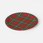 Assiettes En Carton Tartan de Gillespie de clan (Angle)