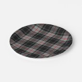 Assiettes En Carton Tartan de Moffat de clan (Angle)