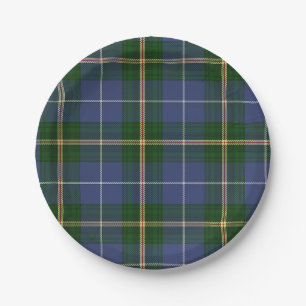 Assiettes En Carton Tartan de Nouvelle-Écosse