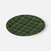 Assiettes En Carton Tartan de Stewart de chasse (Angle)