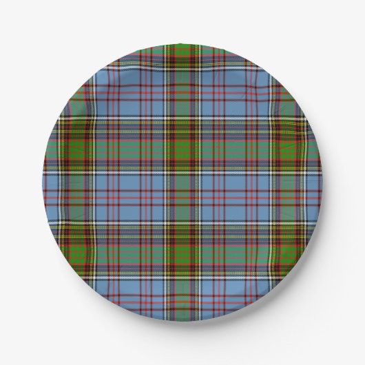 Assiettes En Carton Tartan d'écossais d'Anderson (Devant)