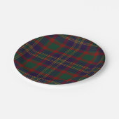 Assiettes En Carton Tartan d'Irlandais du comté de liège (Angle)