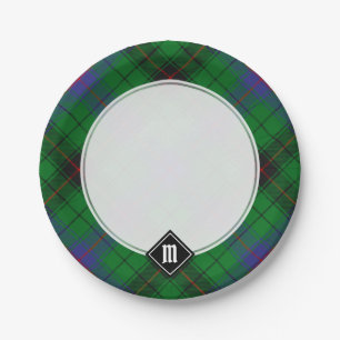 Assiettes En Carton Tartan du clan Davidson