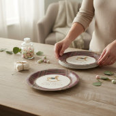 Assiettes En Carton Tartan Plaid Rocking Horse Baby Shower