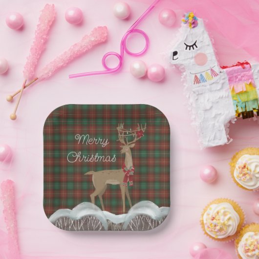 Assiettes En Carton Tartan provincial de l'Île-du-Prince-Édouard et ce (Fête)