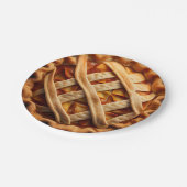 Assiettes En Carton Tarte à la pomme (Angle)