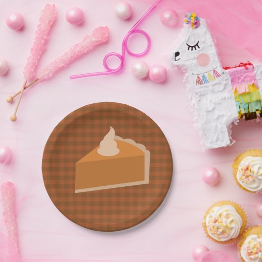 Assiettes En Carton Tarte d'action de grâces (Fête)