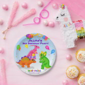 Assiettes En Carton Tasse de papier de Dino-Buddies™ - soirée dansante (Fête)