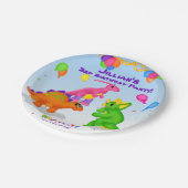 Assiettes En Carton Tasse de papier de Dino-Buddies™ - soirée dansante (Angle)