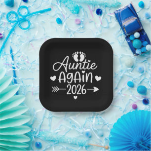 Assiettes En Carton Tatie encore 2026 Annonce de grossesse