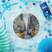 Assiettes En Carton Taxis jaunes de New York (Fête)