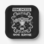 Assiettes En Carton TAZ™ Le Diable que vous connaissez (Recto)