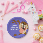 Assiettes En Carton TAZ | Sticking his Tongue Out (Fête)