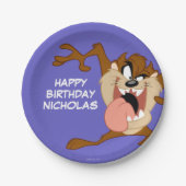 Assiettes En Carton TAZ | Sticking his Tongue Out (Devant)