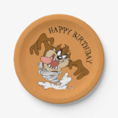 Assiettes En Carton TAZ™ Whirling Tornado (Devant)