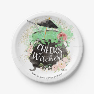Assiettes En Carton Tchin Sorcières Cocktail Halloween Enterrement de