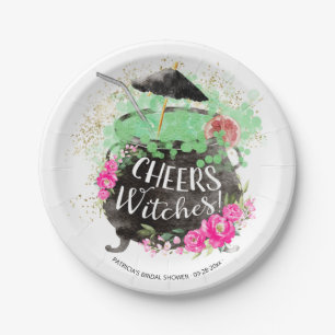 Assiettes En Carton Tchin Sorcières Cocktail Halloween Enterrement de