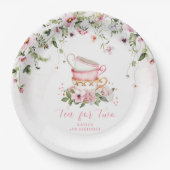 Assiettes En Carton Tea Party 2e Plaques d'anniversaire (Devant)