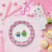 Assiettes En Carton Tea Party Anniversaire Papier Plaque (Fête)