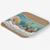 Assiettes En Carton Tea party de Mad Hatters (Angulaire)