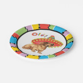Assiettes En Carton Teckel de fiesta (Angle)