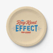 Assiettes En Carton Ted Lasso | L'effet Roy Kent (Devant)
