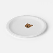 Assiettes En Carton Teddy Bear (Angle)
