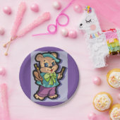 Assiettes En Carton Teddy Bear Artiste (Fête)