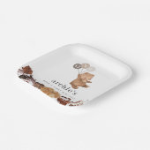 Assiettes En Carton Teddy Bear Citrouille - 1er Anniversaire (Angulaire)