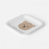 Assiettes En Carton Teddy Bear Face - Papier Napkin (Angulaire)