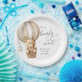 Assiettes En Carton Teddy Bear Nous Pouvons Attendre Baby shower (Fête)