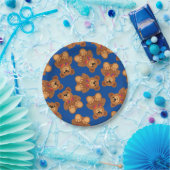 Assiettes En Carton Teddy Bear Rainbow Cute 1ère fête anniversaire (Fête)