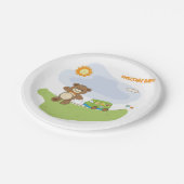 Assiettes En Carton Teddy Bear Welcome Baby Nursery Design (Angle)