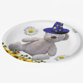 Assiettes En Carton Teddy Teddy Teddy Teddy Papier Plaques (Angle)