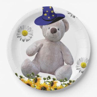 Assiettes En Carton Teddy Teddy Teddy Teddy Papier Plaques