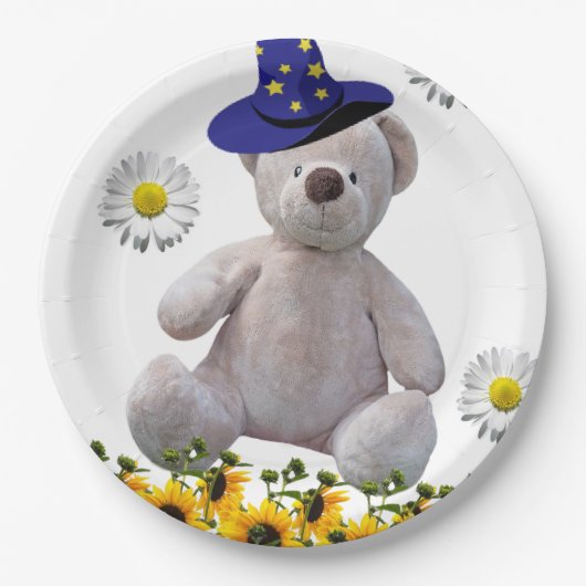 Assiettes En Carton Teddy Teddy Teddy Teddy Papier Plaques (Devant)