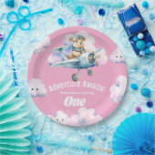 Assiettes En Carton Teddy's Sky-High Soiree : Un premier anniversaire (Fête)