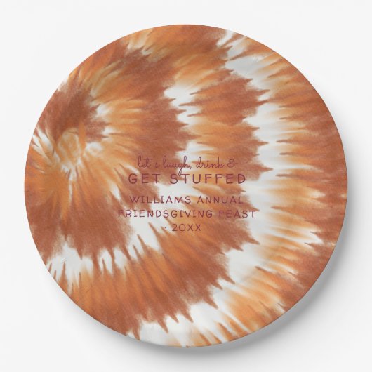 Assiettes En Carton Tee d'automne | Action de grâces (Devant)