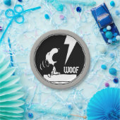 Assiettes En Carton Tee - shirt | Snoopy Howling (Fête)