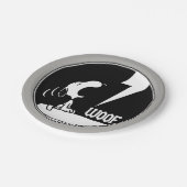 Assiettes En Carton Tee - shirt | Snoopy Howling (Angle)