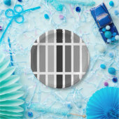 Assiettes En Carton Teintes gris argenté (Fête)